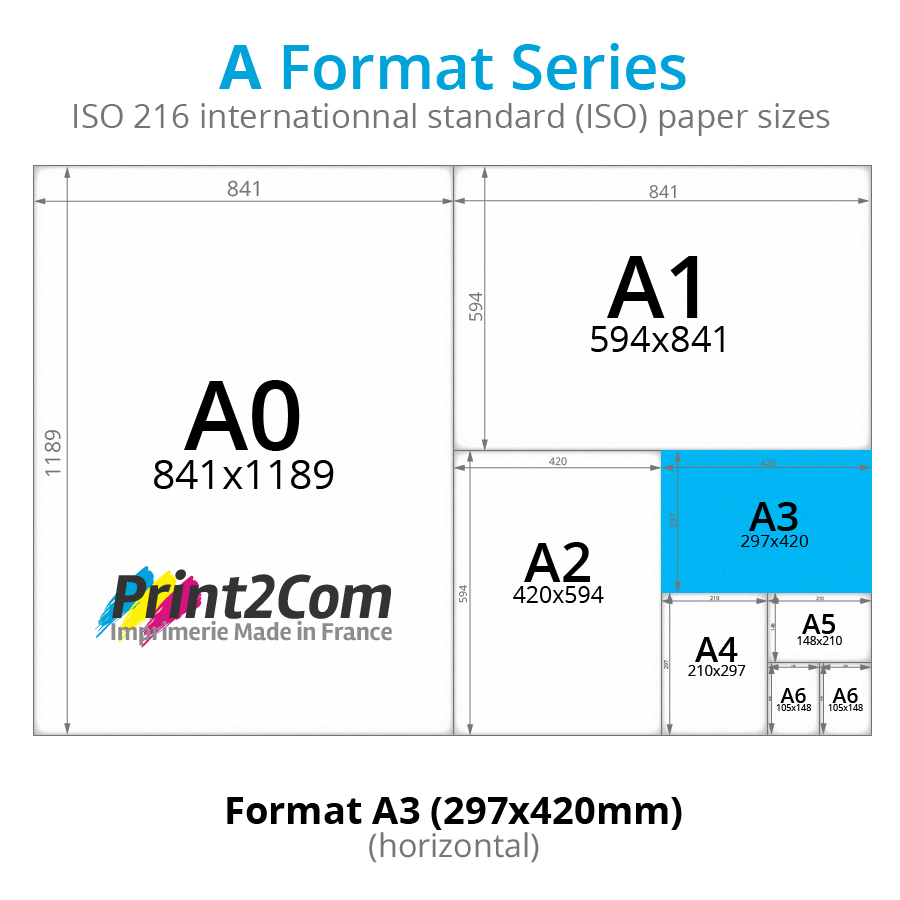 Affiches papier format 90x40 cm modèle 4 - Lot de 3